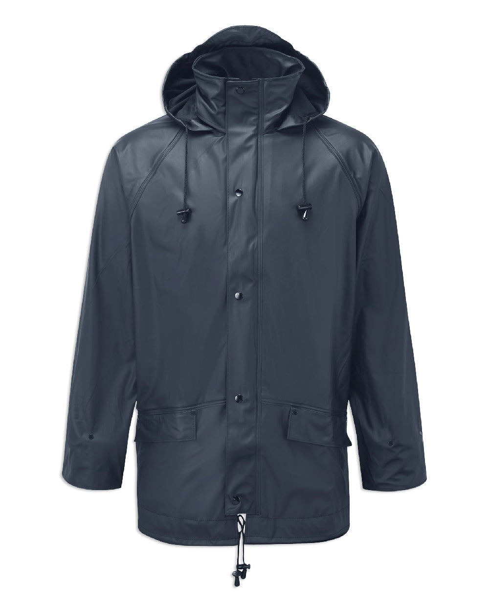 Navy coloured Fort Airflex Fortex Breathable Waterproof Jacket on white background