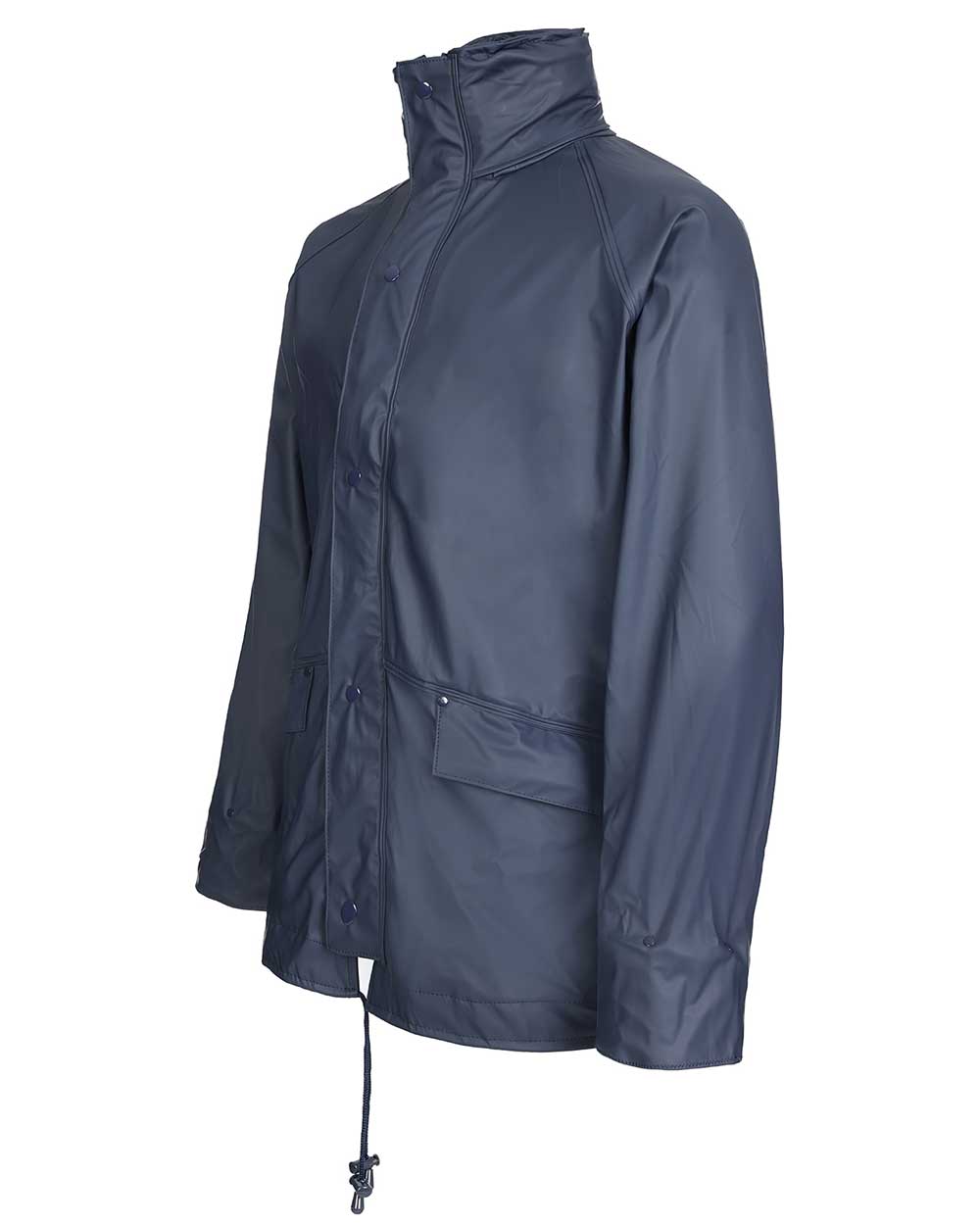Navy coloured Fort Airflex Fortex Breathable Waterproof Jacket on white background