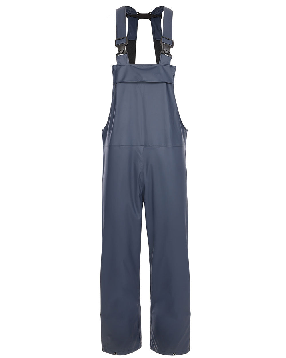 Navy coloured Fort Airflex Waterproof Breathable Bib and Brace Overalls on white background