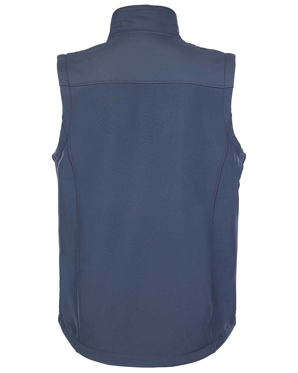 Navy Blue coloured Fort Breckland Softshell Bodywarmer on white background