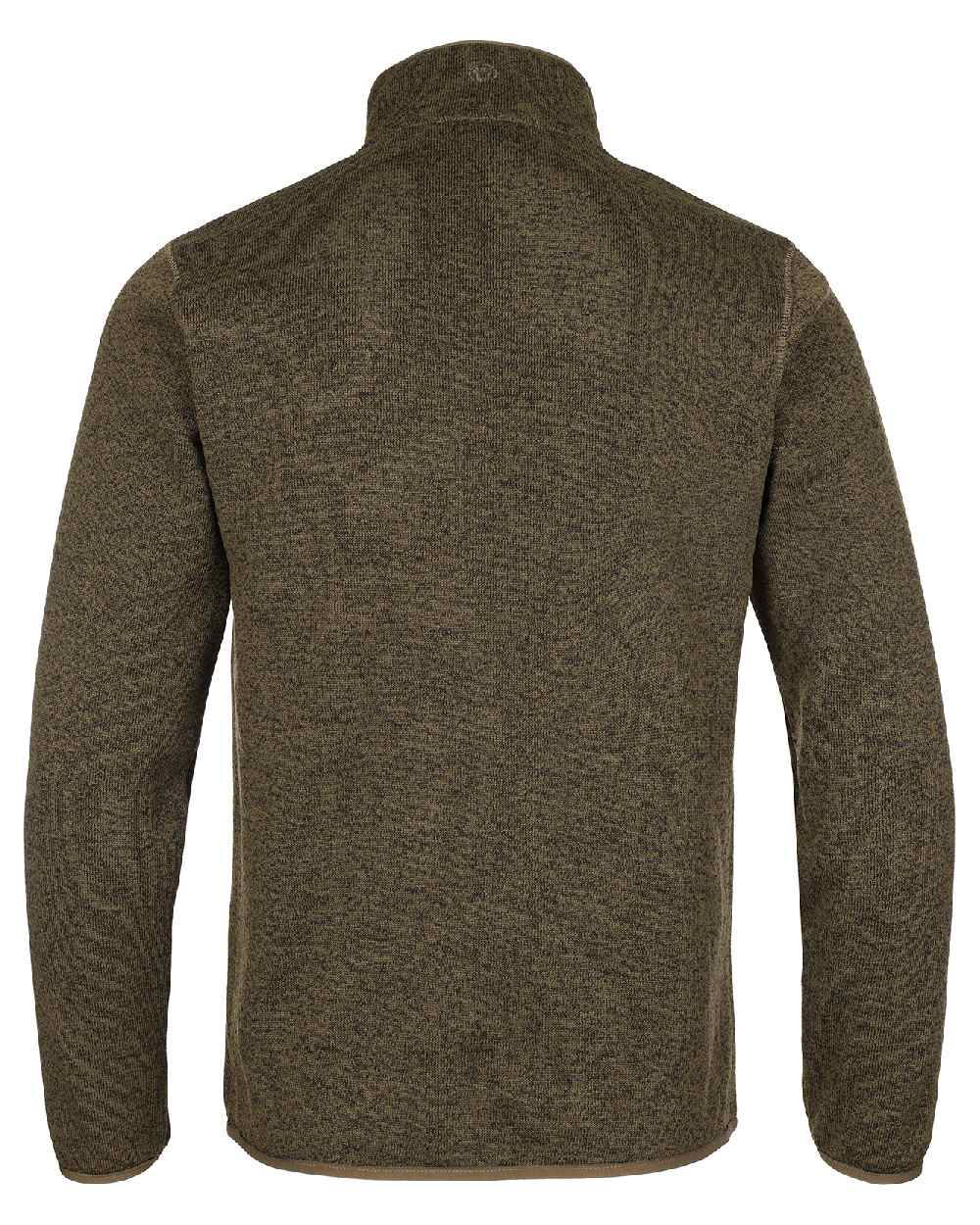 Green coloured Fort Easton Half Zip Fleece Pullover on white background