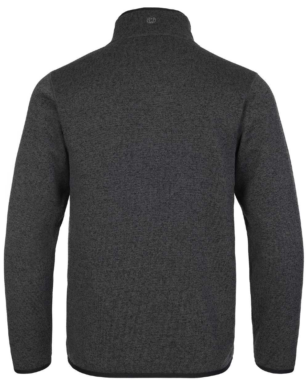 Grey coloured Fort Easton Half Zip Fleece Pullover on white background