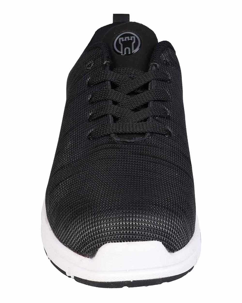 Black coloured Fort Elite Safety Trainer on white background