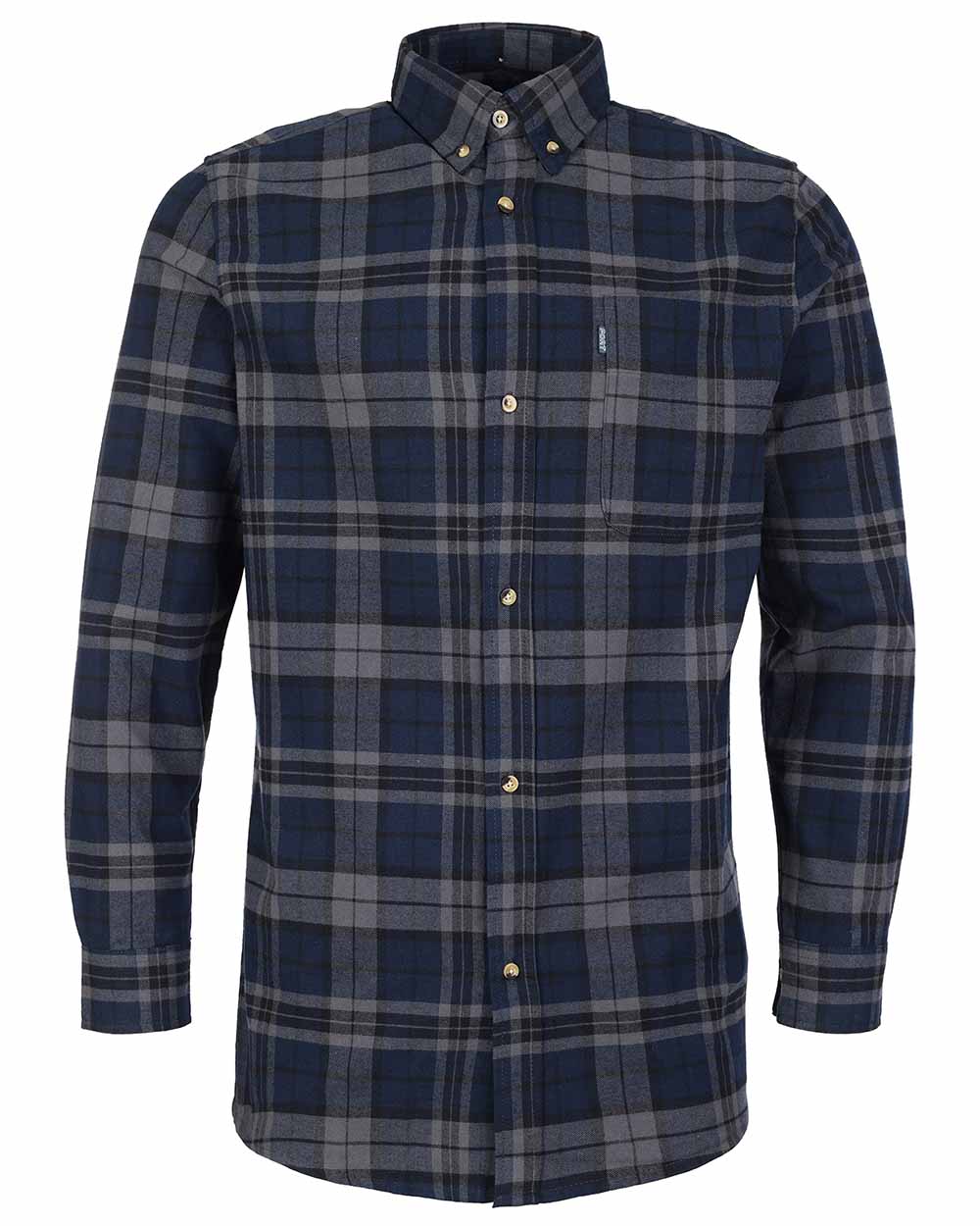 Navy Blue coloured Fort Hyde Shirt on white background