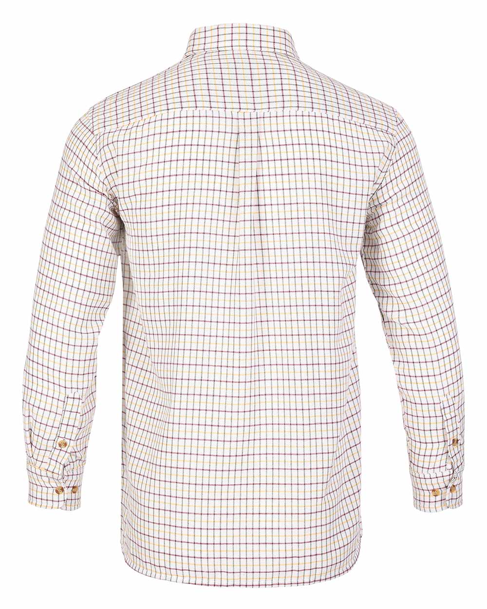 Green coloured Fort Tattersall Shirt on white background