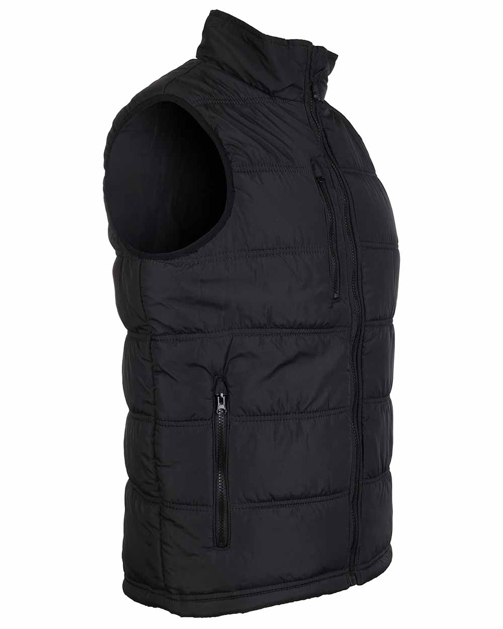 Black coloured Fort Carlton Bodywarmer on white background