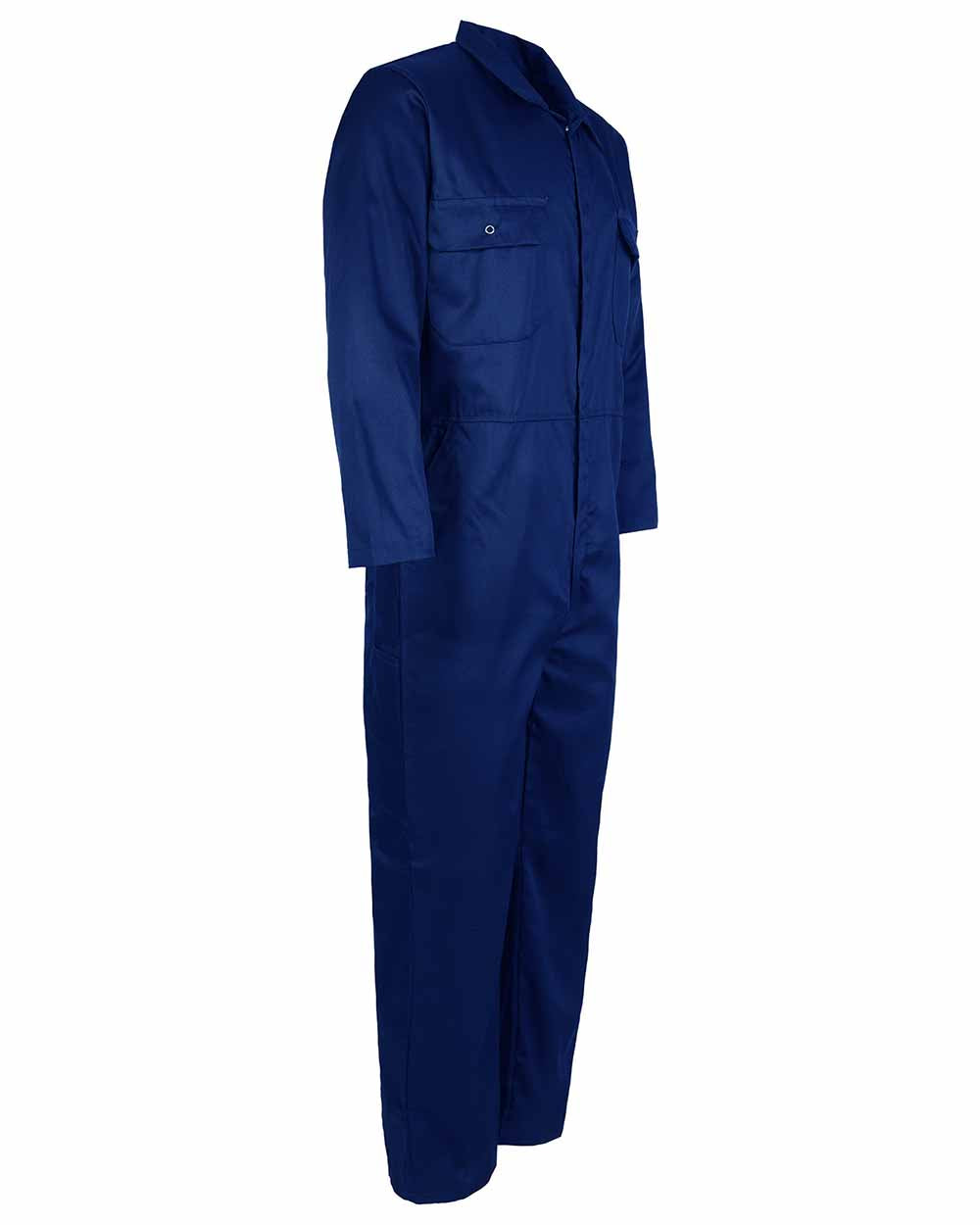 Royal Blue coloured Fort Workforce Economy Boilersuit on white background