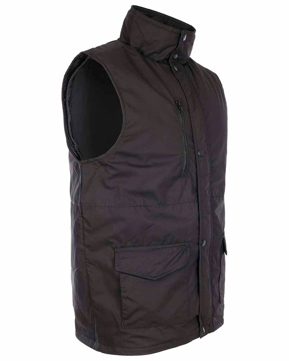 side view of arm hole Black Fort Wroxham Quilted Bodywarmer