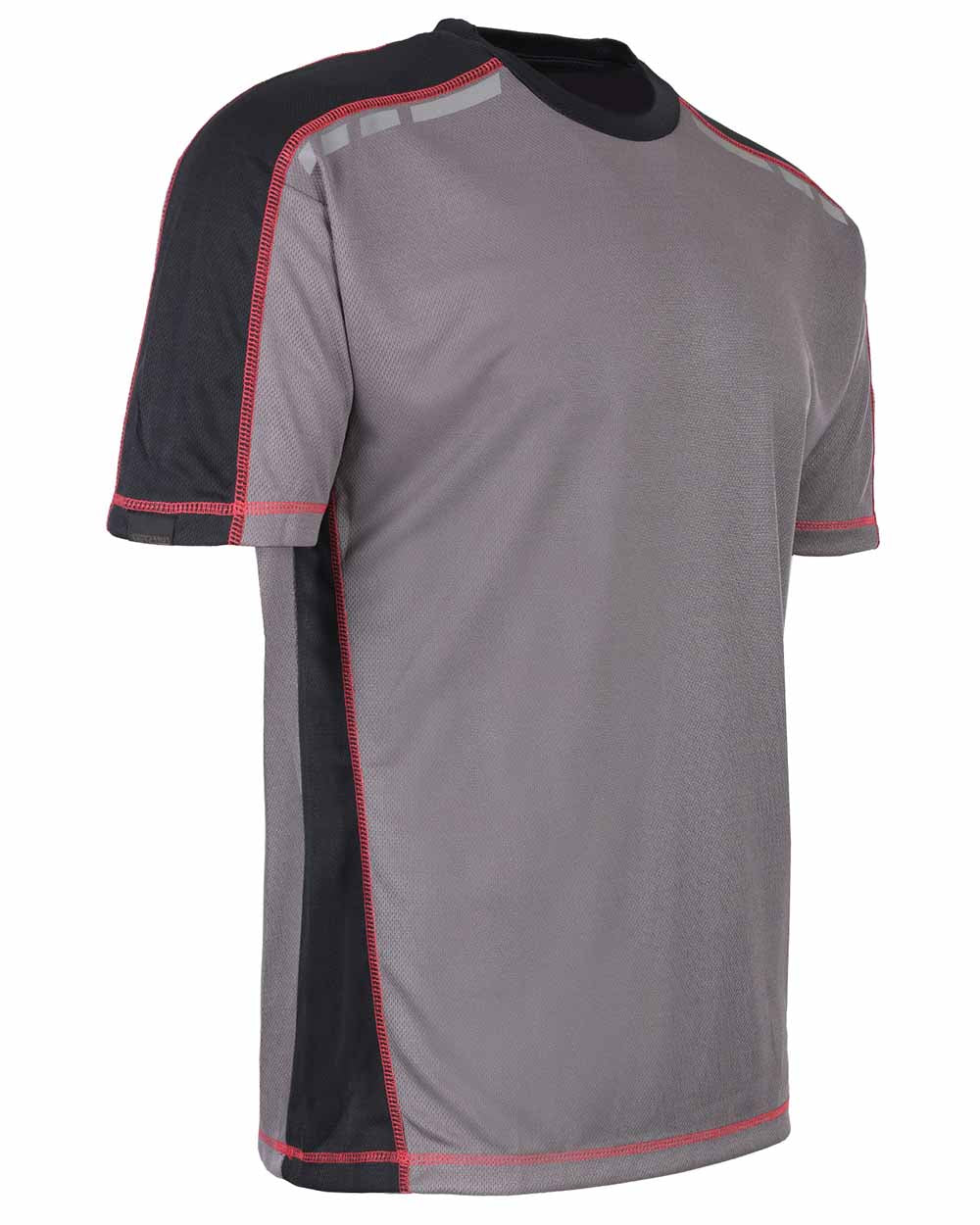 Grey Coloured TuffStuff Elite T-Shirt On A White Background