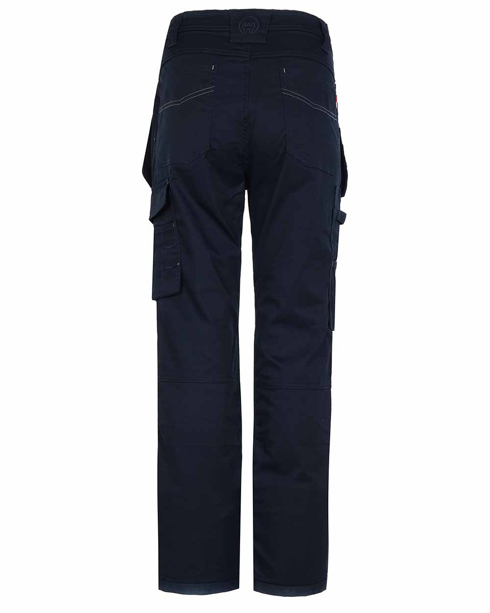 Navy coloured TuffStuff ProFlex Work Trousers on White background