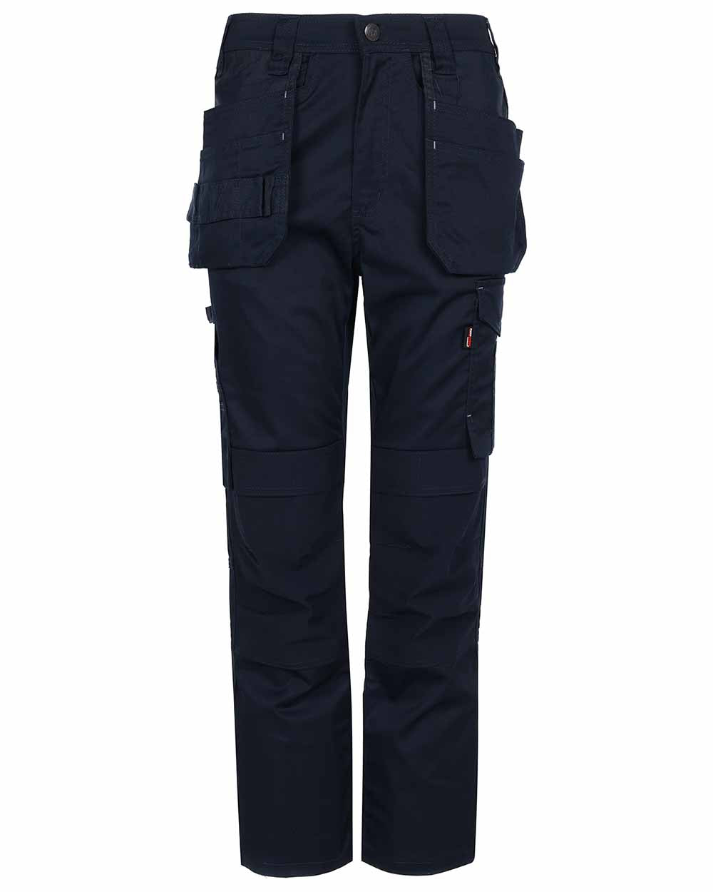 Navy coloured TuffStuff ProFlex Work Trousers on White background