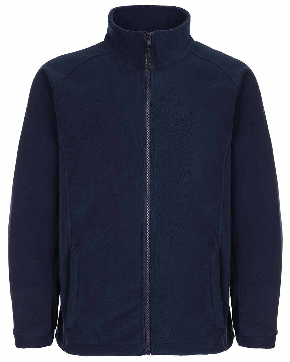Navy Coloured Fort Melrose Fleece Jacket On A White Background
