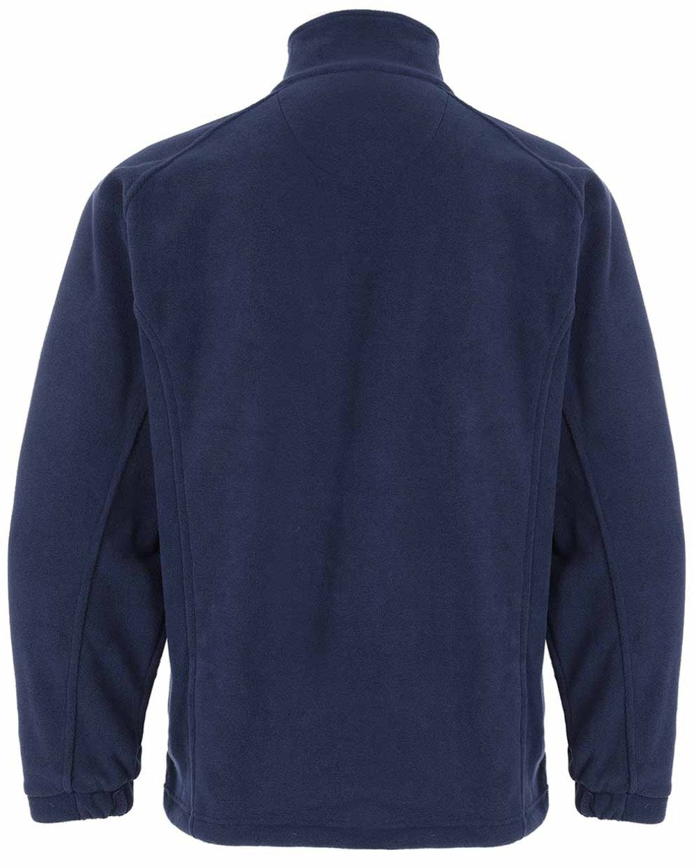 Navy Coloured Fort Melrose Fleece Jacket On A White Background