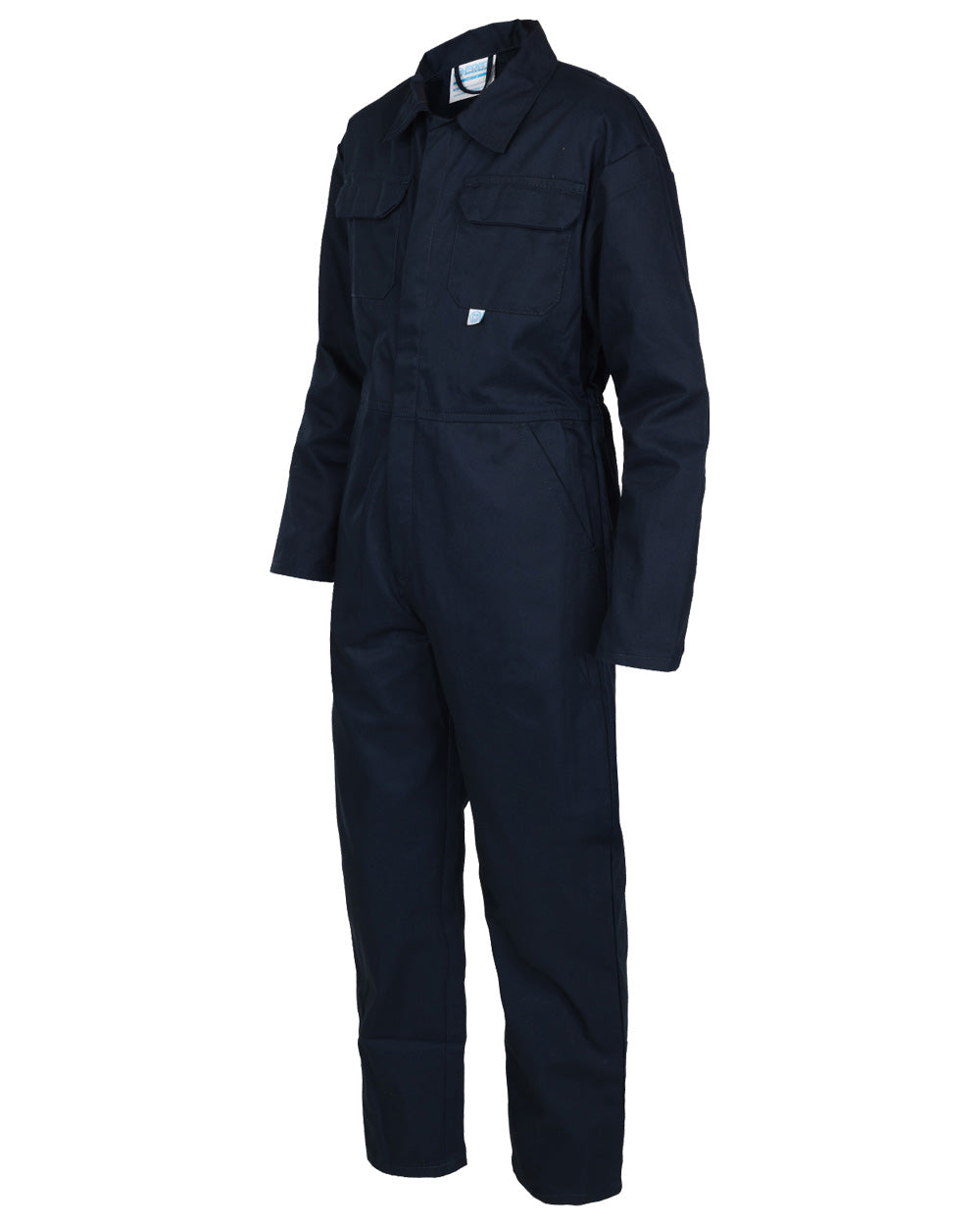 Navy coloured Fort Tearaway Junior Coverall on White background