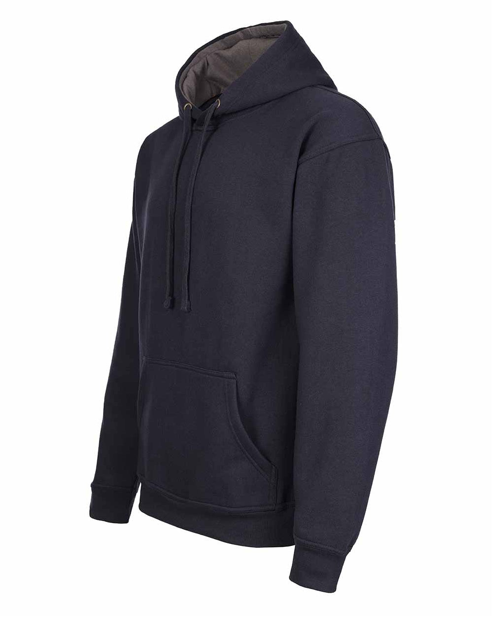 Navy Coloured TuffStuff Hendon Hoodie On A White Background