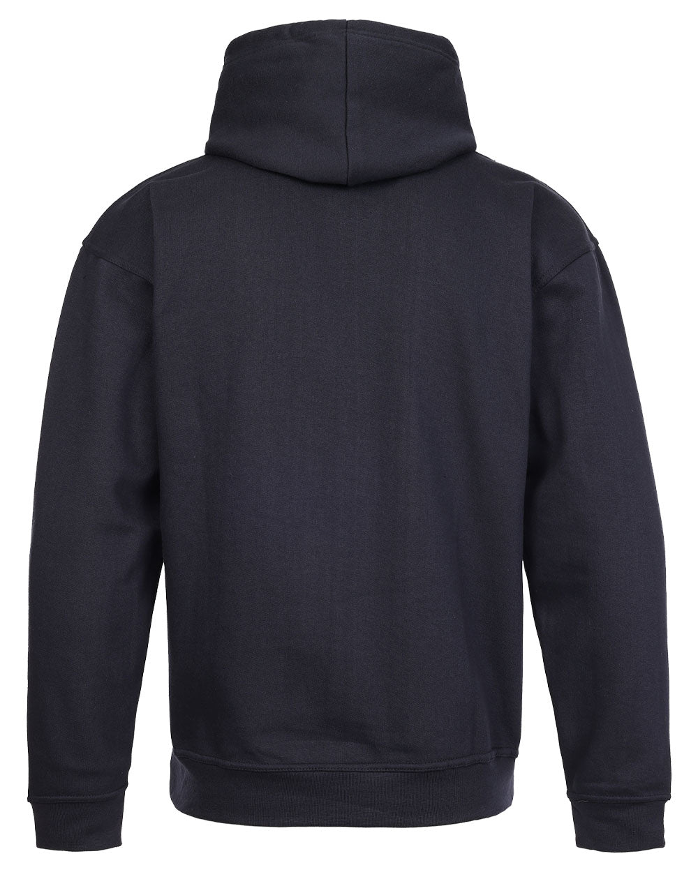 Navy Blue coloured TuffStuff Logo Hoodie on White background