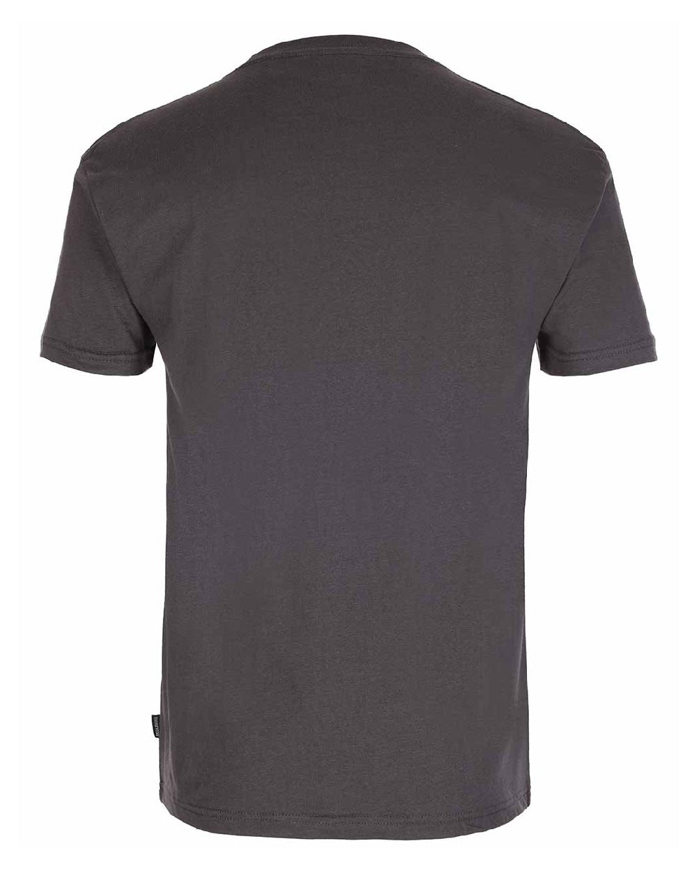 Grey coloured TuffStuff Logo T-Shirt on white background