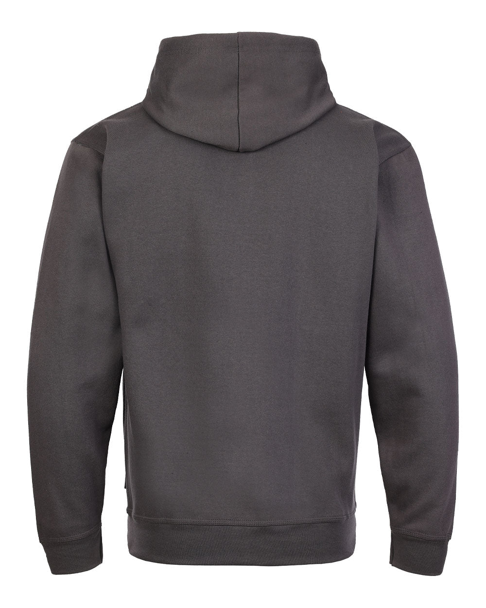 Grey coloured TuffStuff Pro Work Hoodie on White background