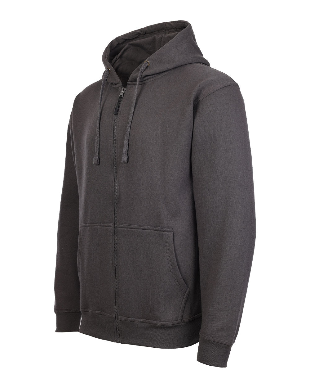 Grey coloured TuffStuff Pro Work Hoodie on White background