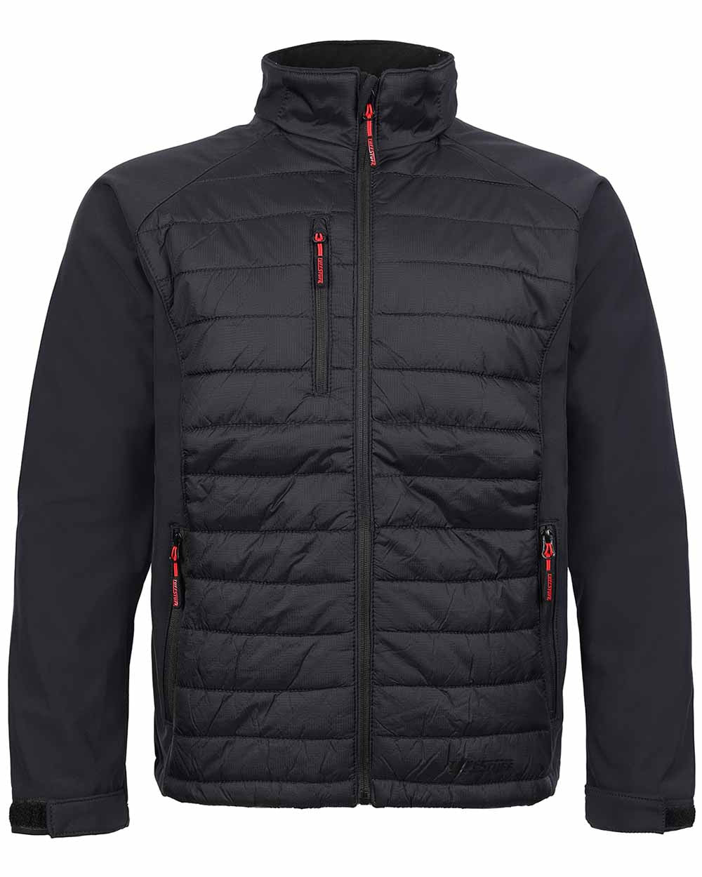 Black Coloured TuffStuff Snape Jacket On A White Background
