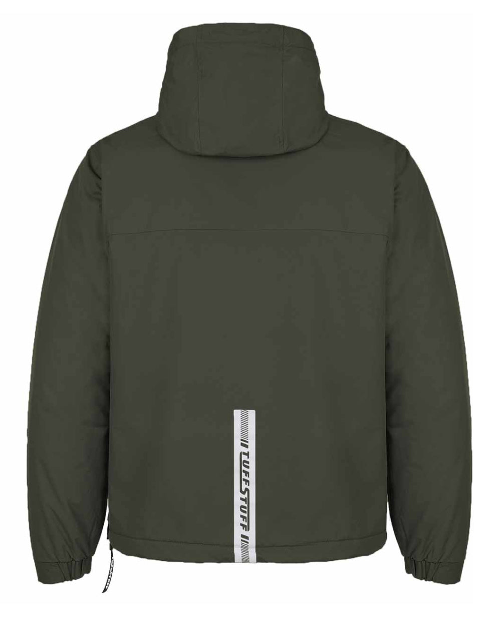 Green Coloured TuffStuff Sutherland Waterproof Windbreaker Smock On A White Background