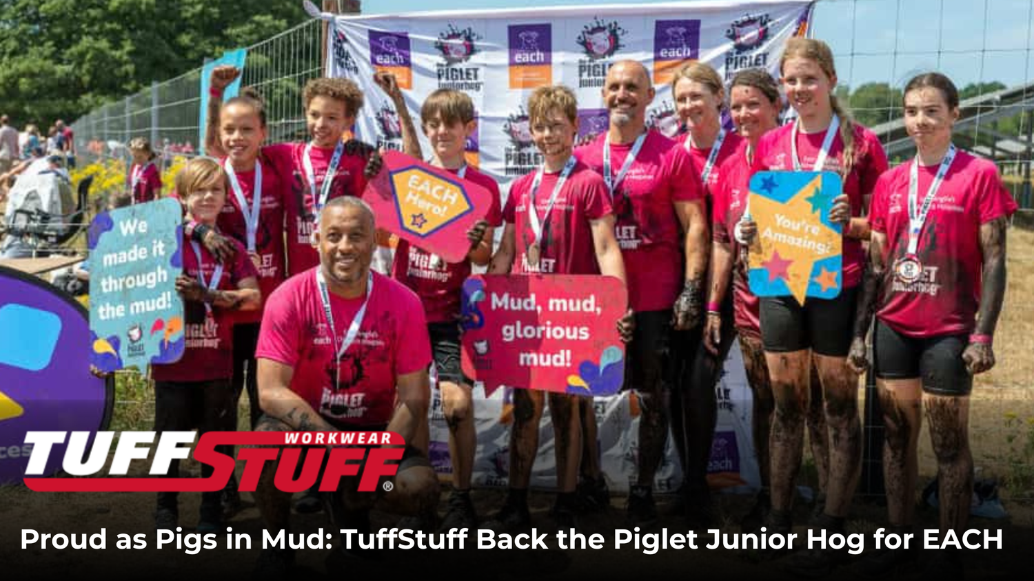 Proud as Pigs in Mud: TuffStuff Back the Piglet Junior Hog for EACH