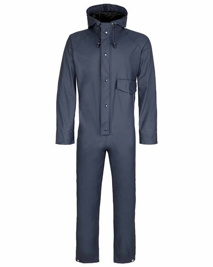 Navy coloured Fort Fortex Flex Coverall on white background 