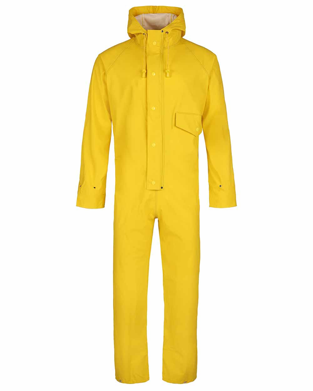 Yellow coloured Fort Fortex Flex Coverall on white background 