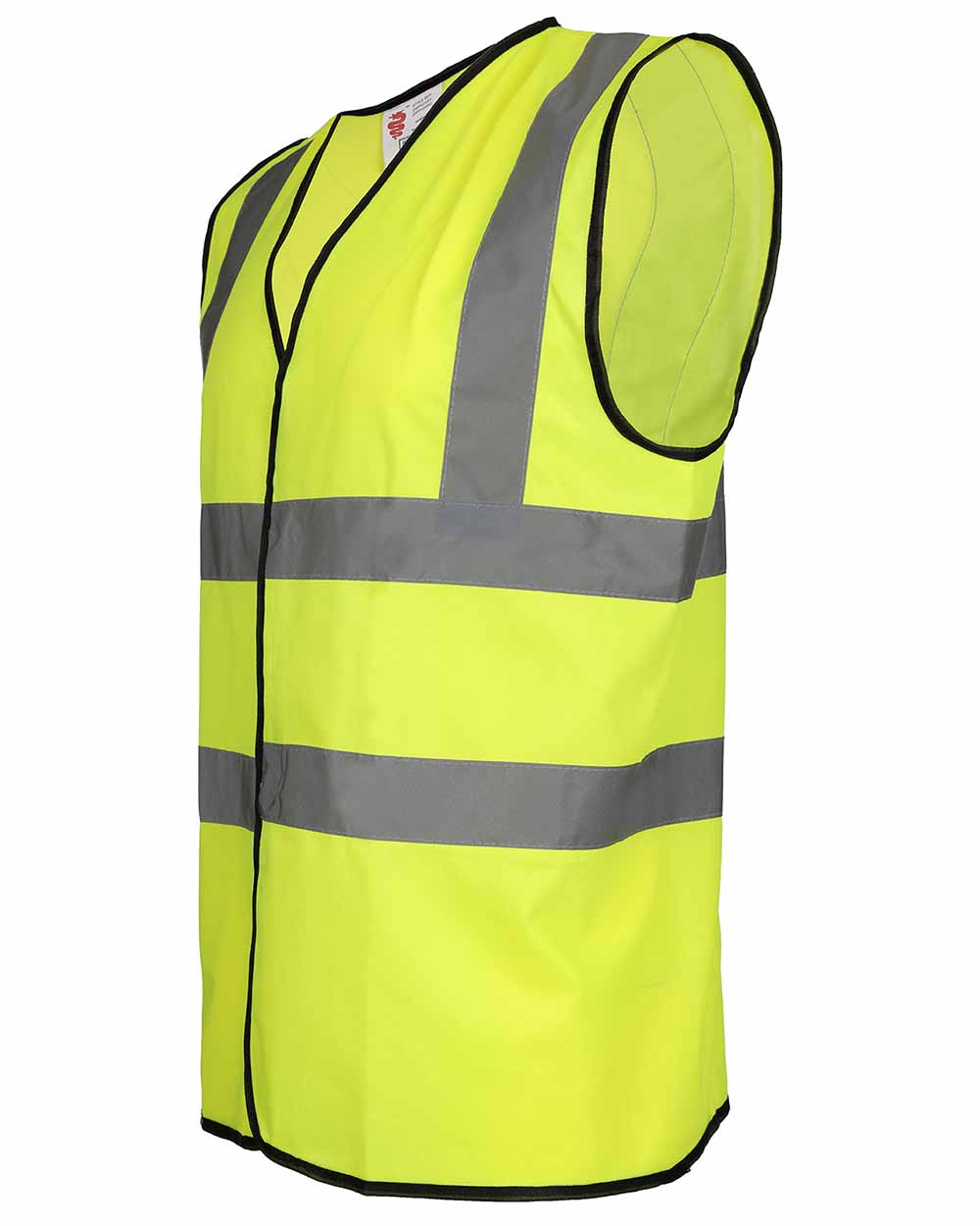 Yellow coloured Fort Hi-Vis Vest on white background 