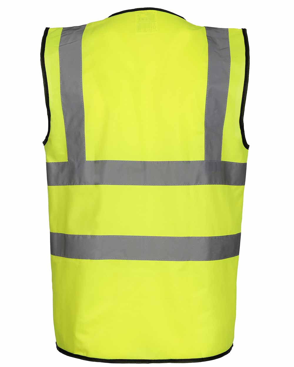 Yellow coloured Fort Hi-Vis Vest on white background 