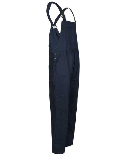 Navy coloured Fort Bib &amp; Brace Overall Polycotton on white background 