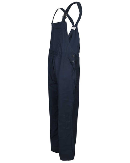 Navy coloured Fort Bib &amp; Brace Overall Polycotton on white background 