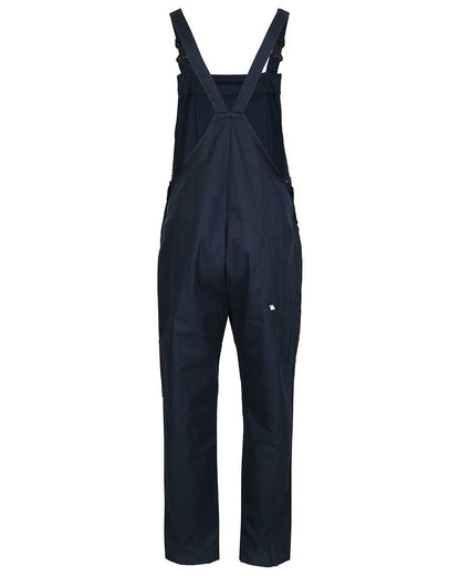 Navy coloured Fort Bib &amp; Brace Overall Polycotton on white background 