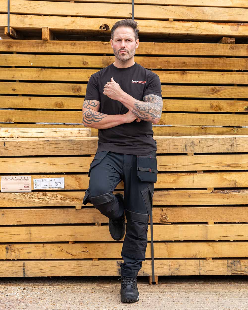 Black TuffStuff Apex Flex Trousers
