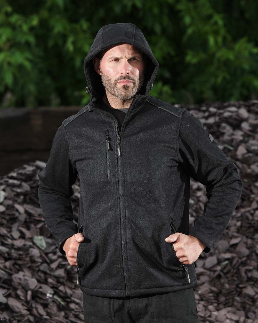 Black Tuff Stuff Hale jacket 
