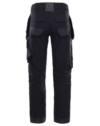 Black coloured TuffStuff Apex Flex Trousers on White background 